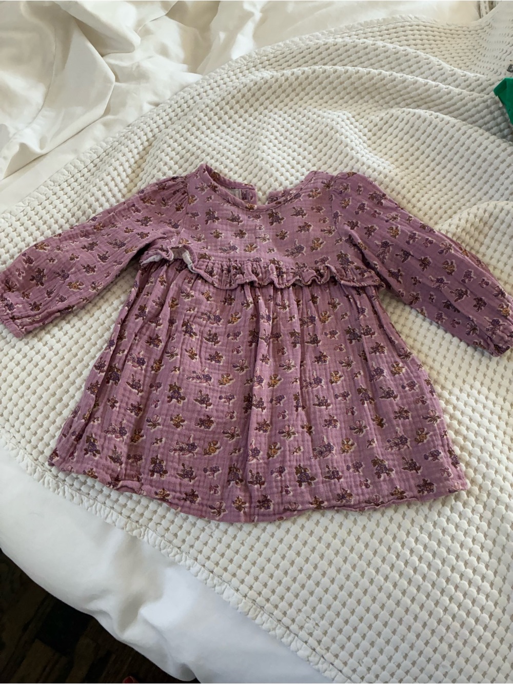 Zara Lilac Floral Toddler Dress
